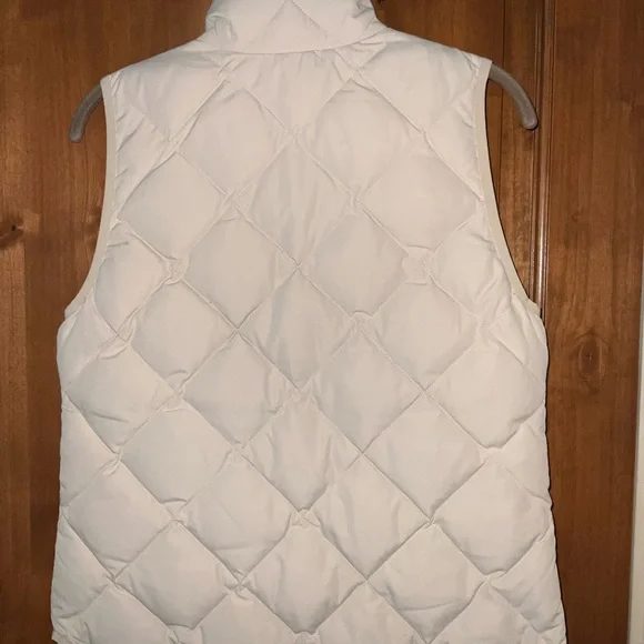 J. Crew Light Tan Quilted Vest - Picture 3 of 6